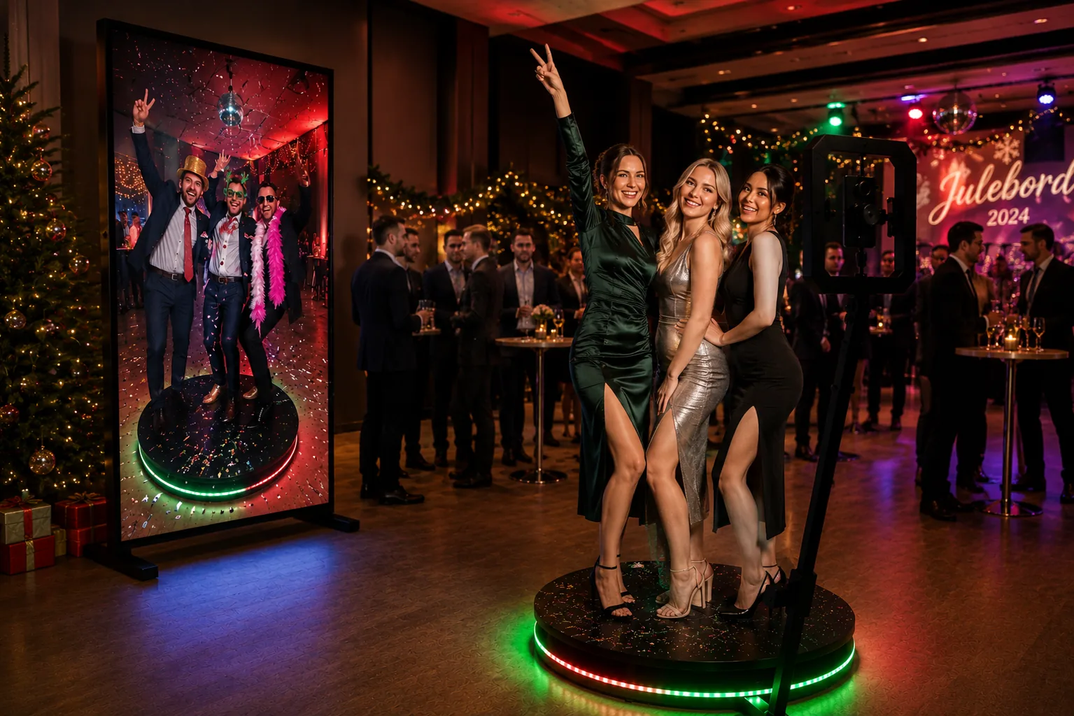 360 photobooth at julebord